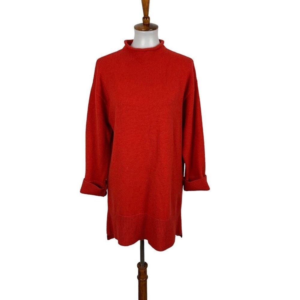 Anthropologie Red Sweater
